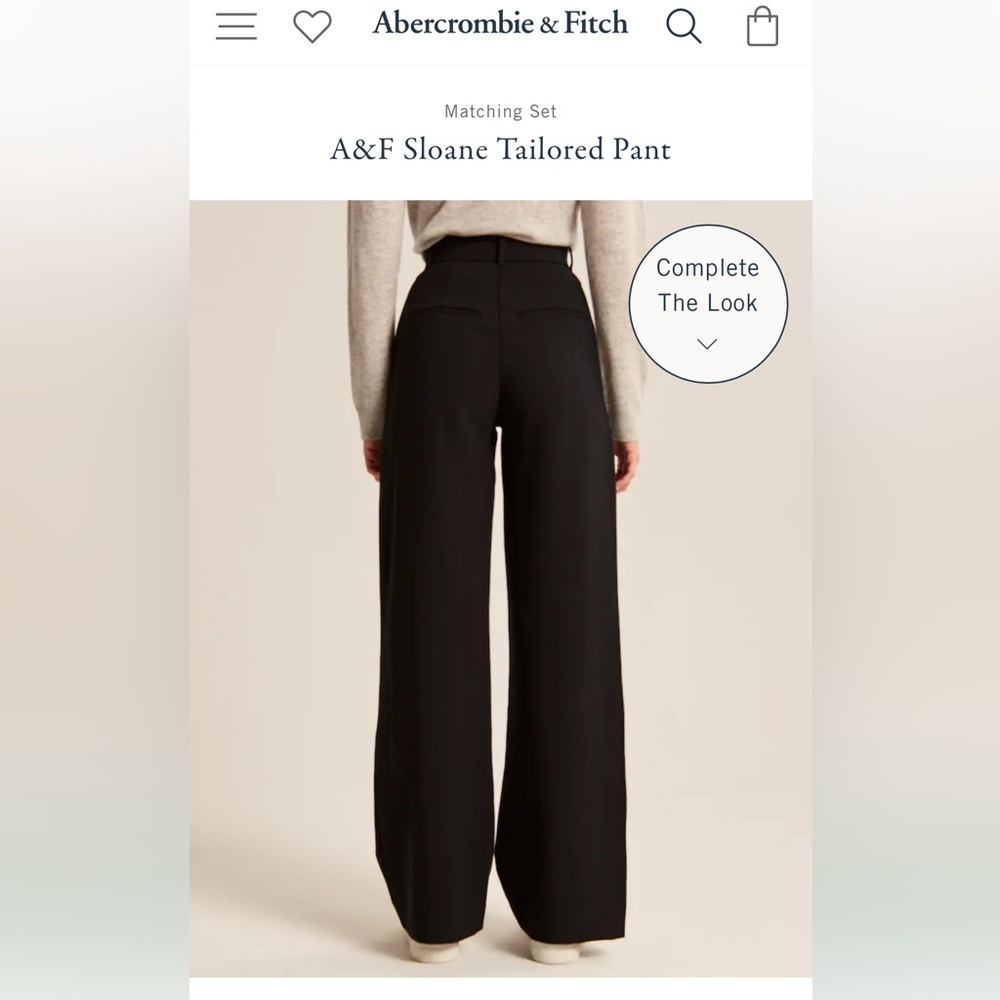 NWT, Abercrombie & Fitch Sloane Tailored Trouser
